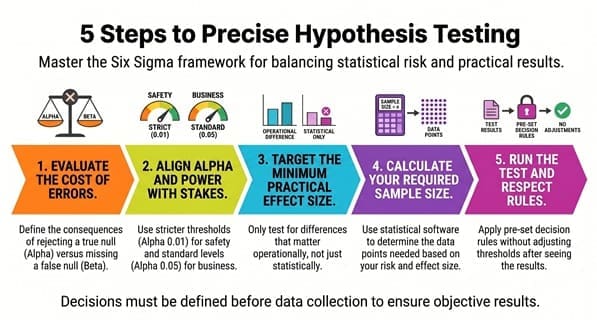Alpha Risk in Six Sigma: Type I Error Explained Clearly