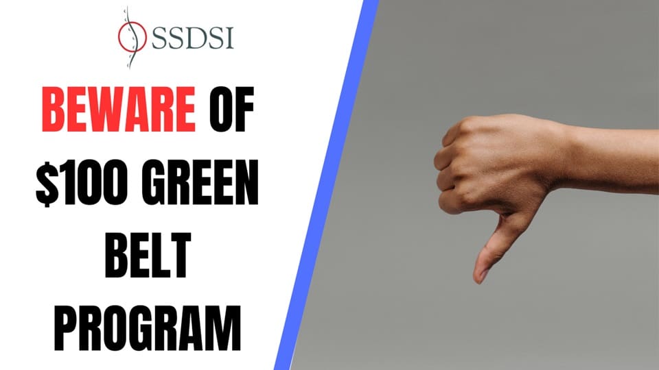 Beware the 100 Dollar Green Belt Certification