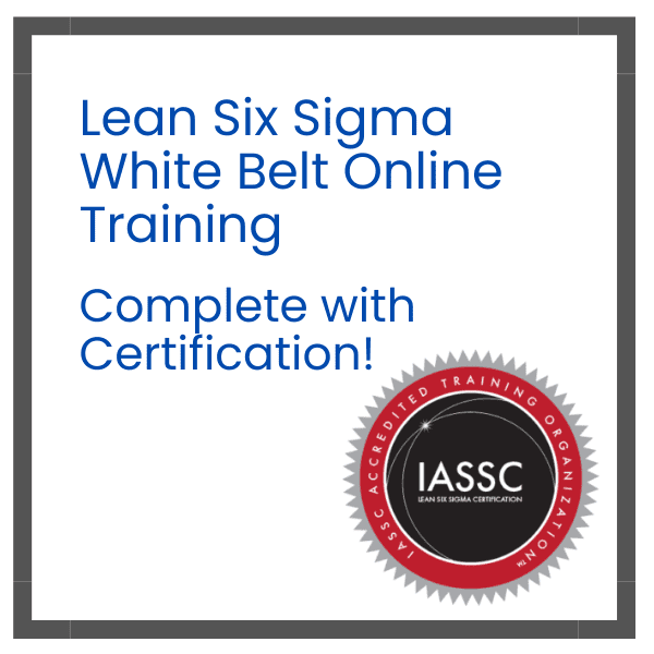 Six Sigma White Belt Online Certification