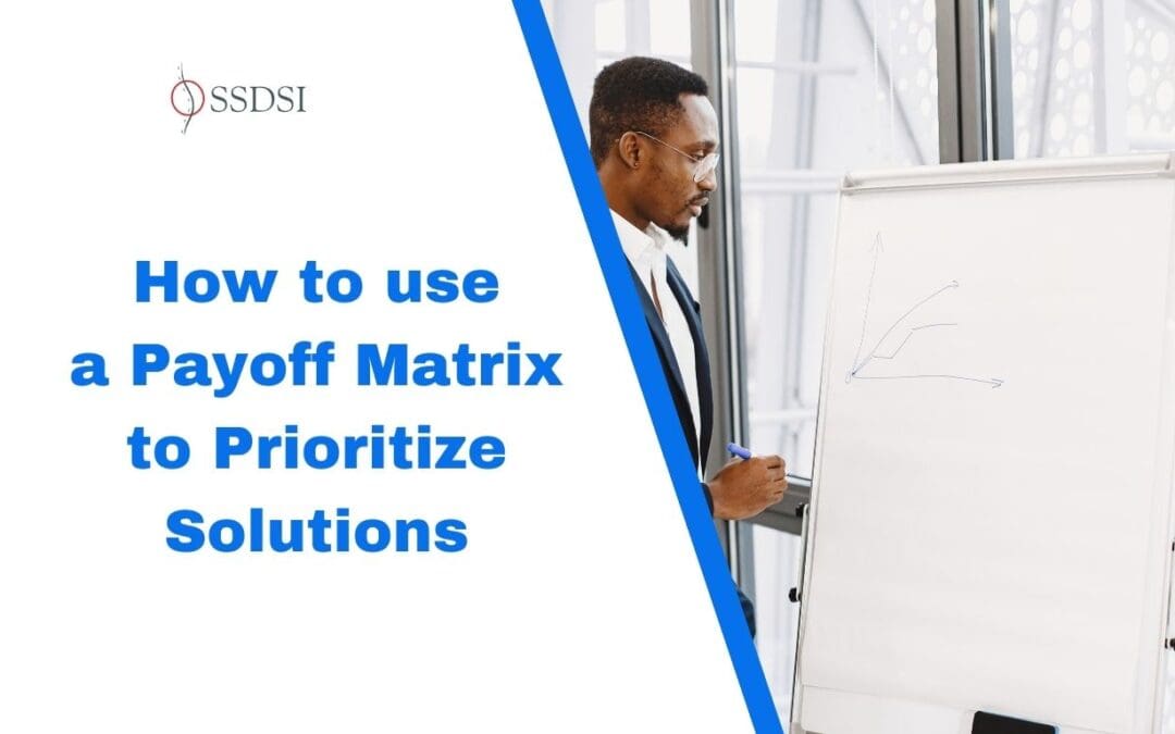 How to Use a Payoff Matrix to Prioritize Solutions