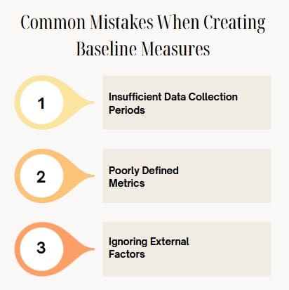 Common Mistakes When Creating Baseline Measures