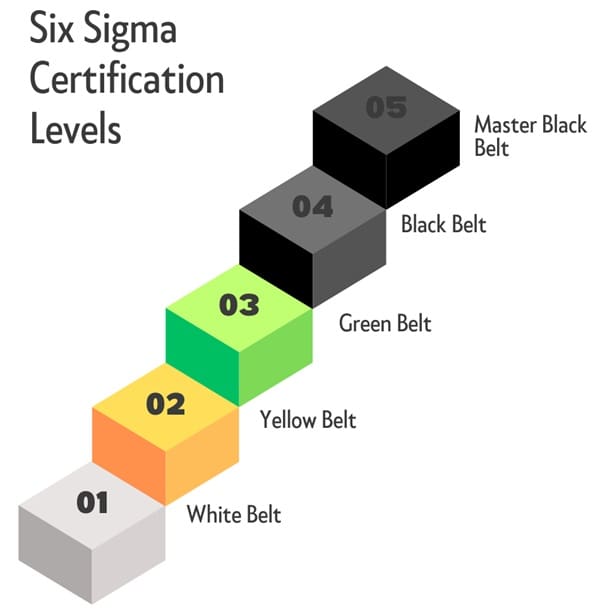 Lean certification levels best sale