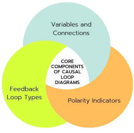 Core Components of Causal Loop Diagrams