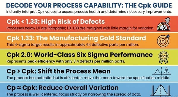 Process Capability Chart Explained Capability Chart: How to Read Cp, Cpk and Improve Processes