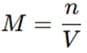 molarity-formula
