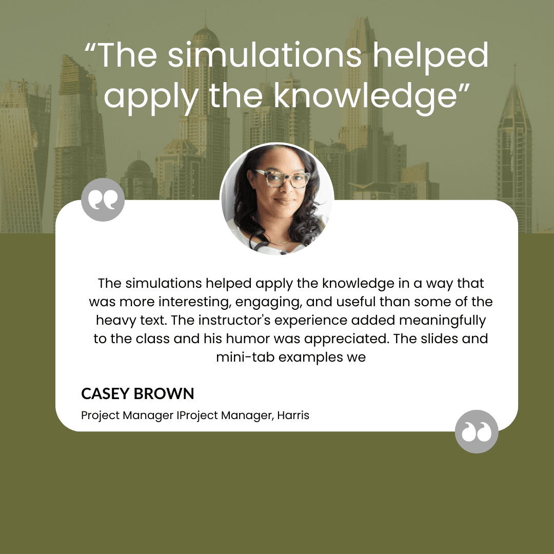 Six Sigma Training - Client Testimonial #14