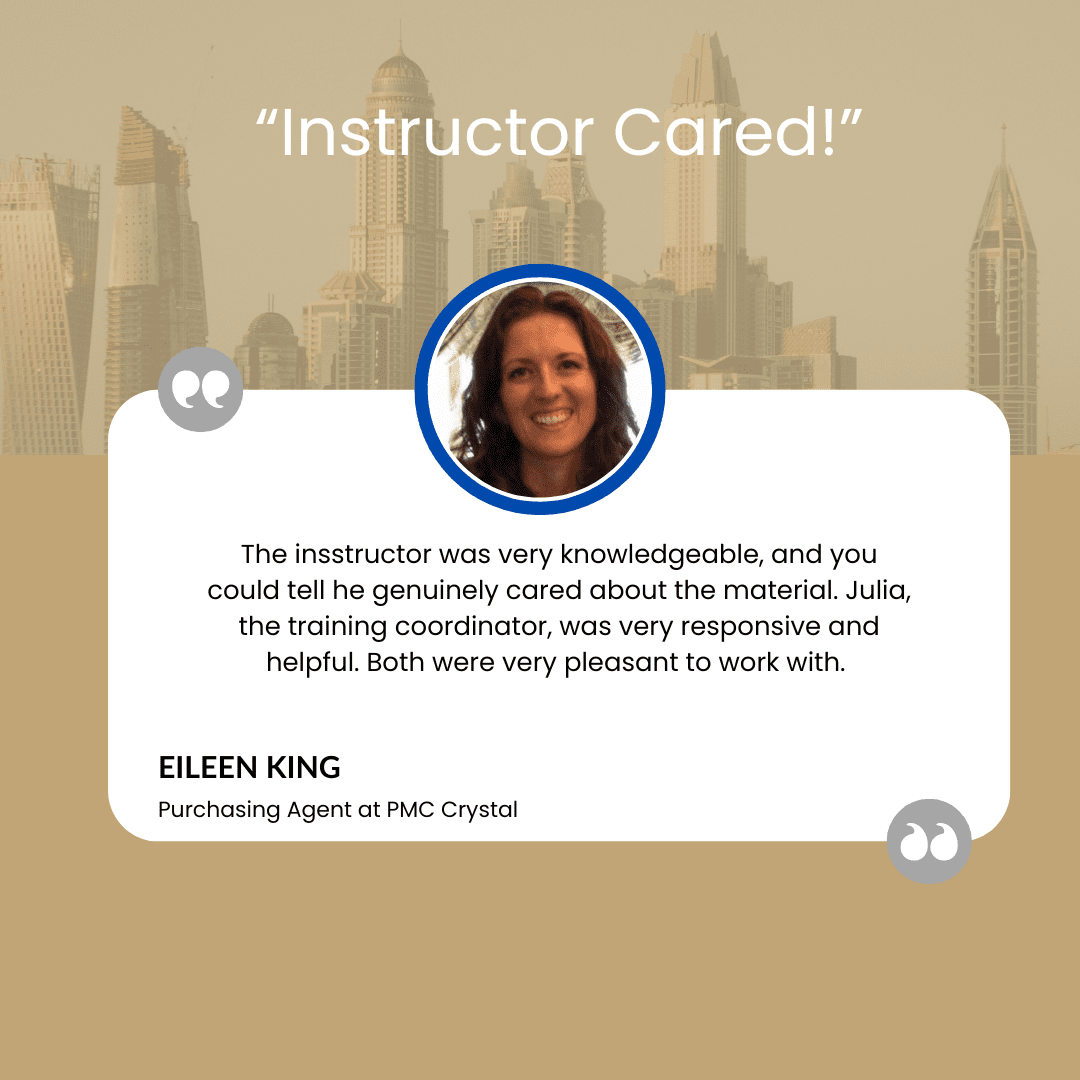 Six Sigma Training - Client Testimonial #3