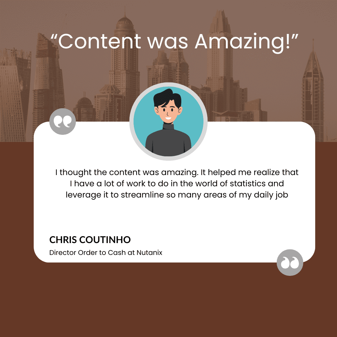 Six Sigma Training - Client Testimonial #4