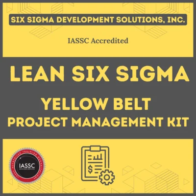yellow belt project management kit product image