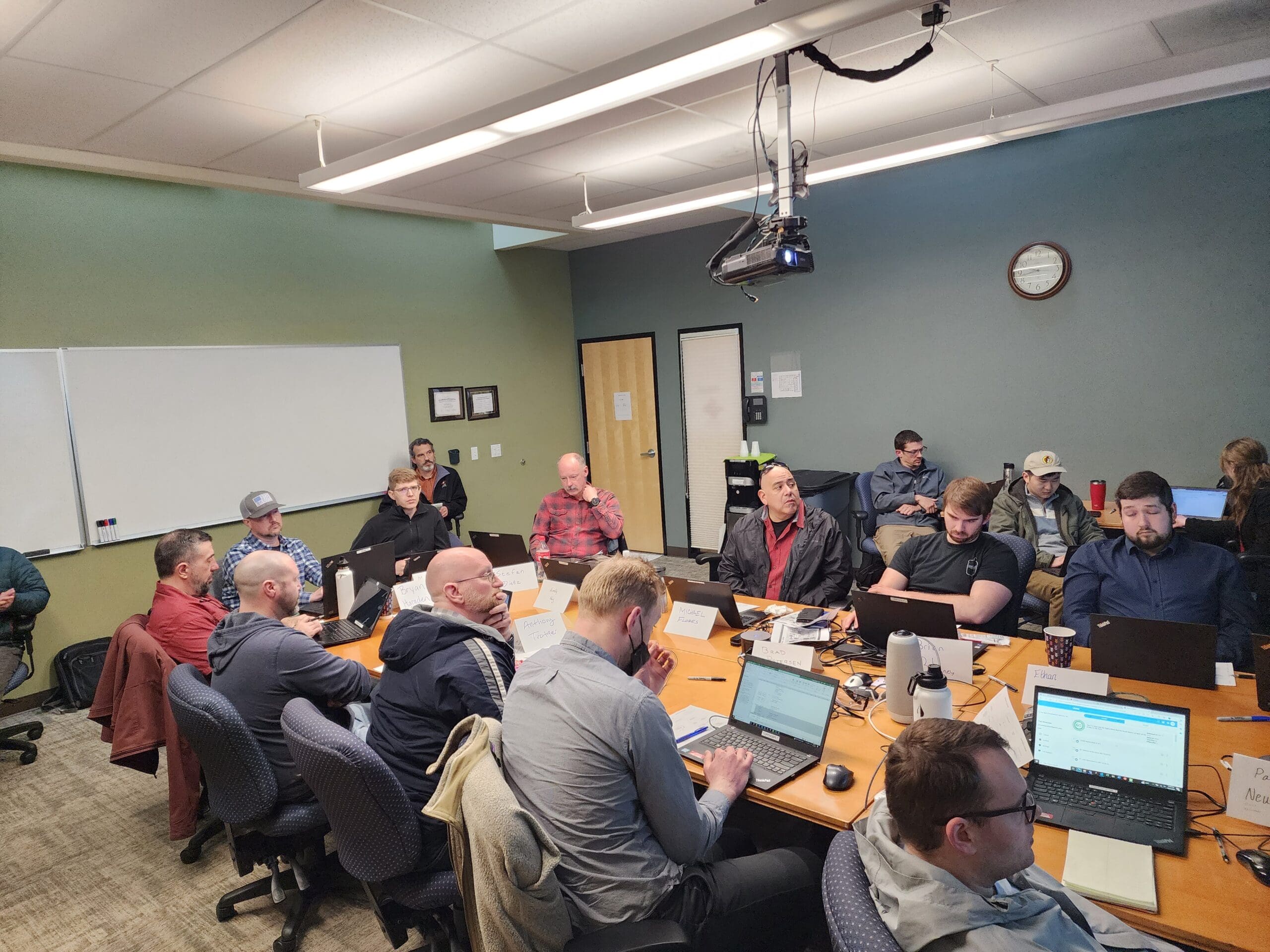 Day 1 Class engaged