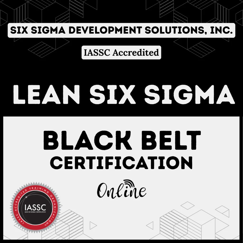 Lean Six Sigma Online Black Belt Certification Product Image