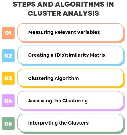 Steps and Algorithms in Cluster Analysis