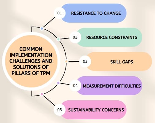 Common Implementation Challenges and Solutions of Pillars of TPM