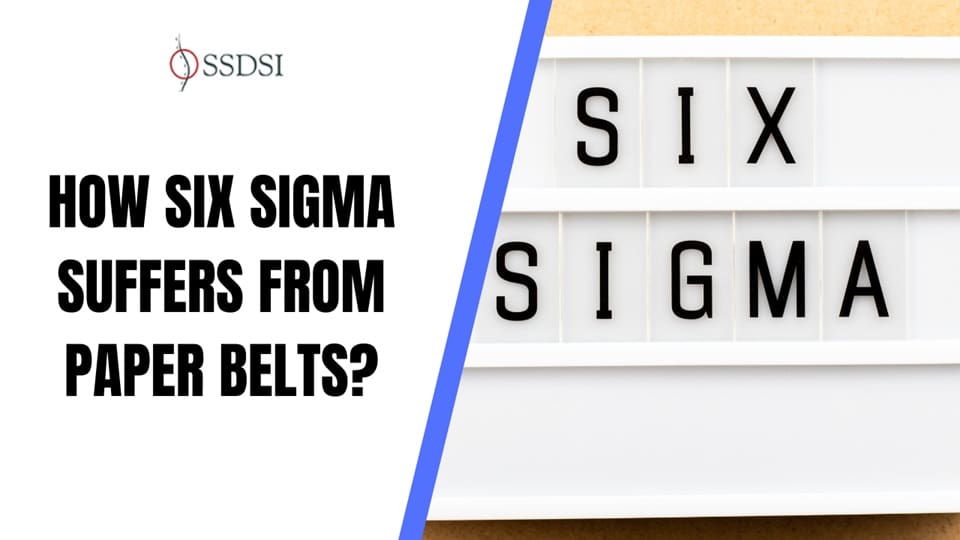 How Six Sigma suffers from paper belts header image